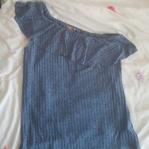 Juicy Couture one sholder ruffle top